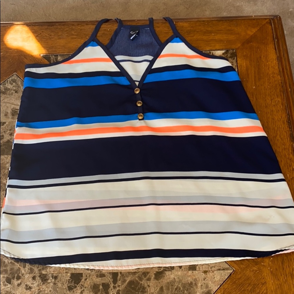 Striped tank top